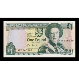 1 Pound JERSEY 1989 P.15a 2