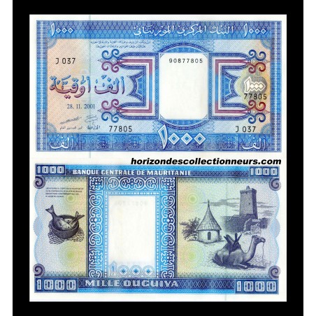 1000 Ouguiya Mauritanie 2001P.9b