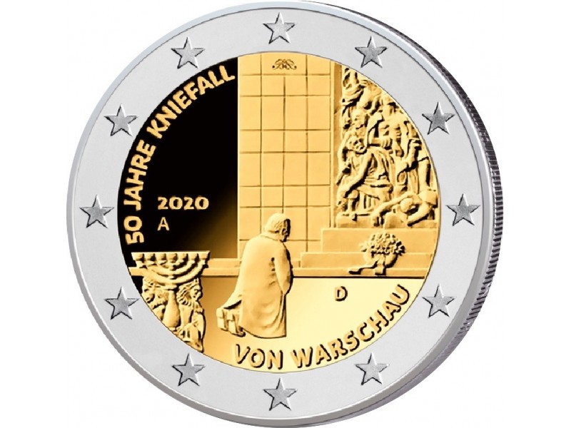 2 Euro Allemagne 2020 - Varsovie Kneel