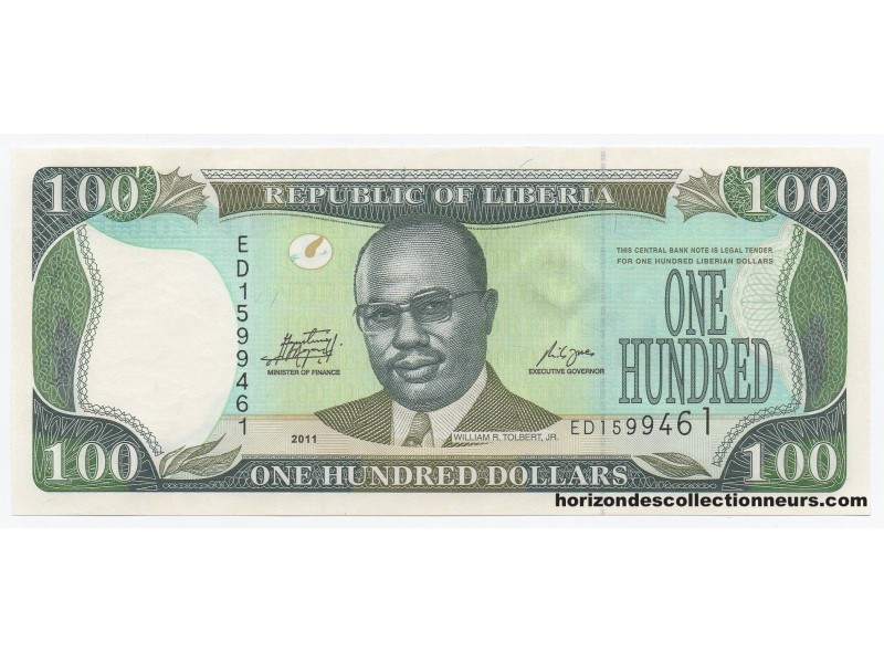 100 Dollars LIBERIA 2011 P.30f NEUF / UNC