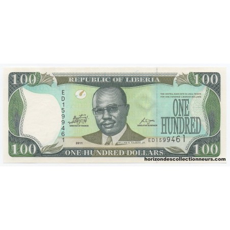 100 Dollars LIBERIA 2011 P.30f NEUF / UNC