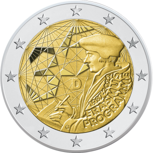 2 Euros ALLEMAGNE 2022 ERASMUS A