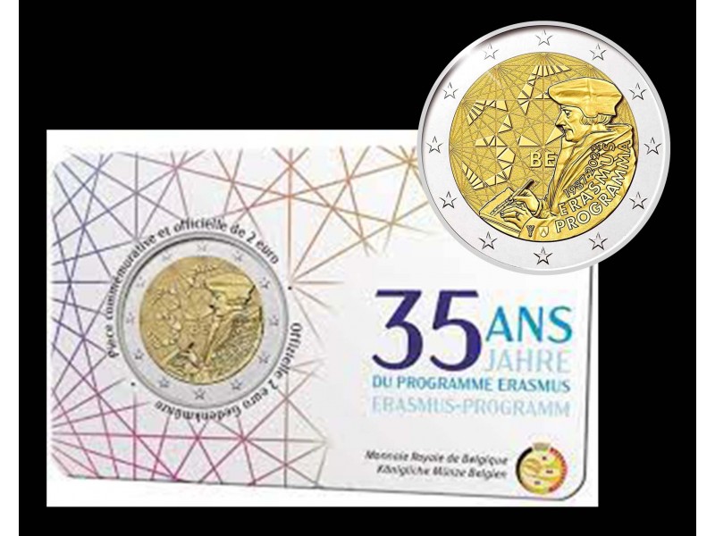 2 Euros BELGIQUE 2022- ERASMUS