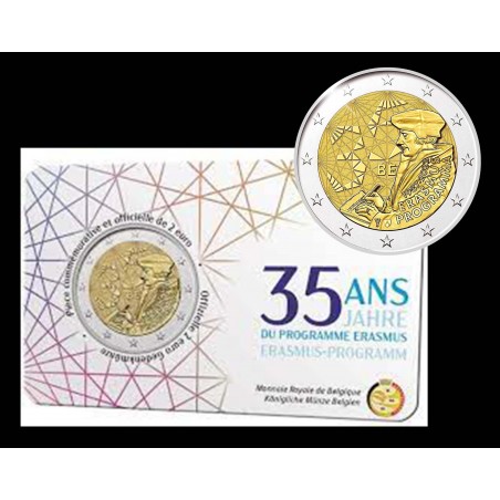 2 Euros BELGIQUE 2022- ERASMUS