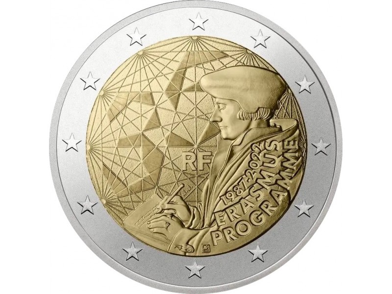 2 Euros FRANCE 2022- Erasmus