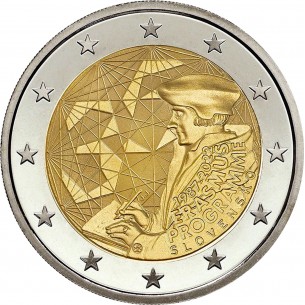 2 Euros SLOVAQUIE 2022, Erasmus