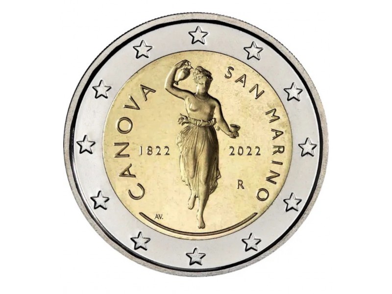 BU 2 Euro SAINT MARIN 2022, Bicentenaire de la...