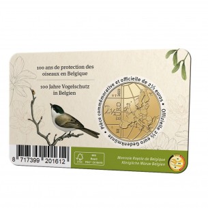 2,5 Euros BELGIQUE 2022 - 100 ans de protection des oiseaux 2