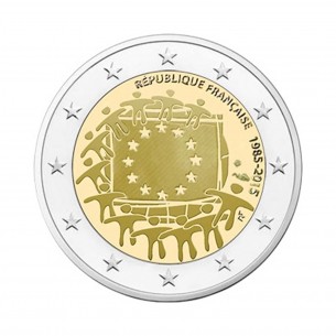 2 Euros FRANCE 2015 - 30 ans du drapeau européen