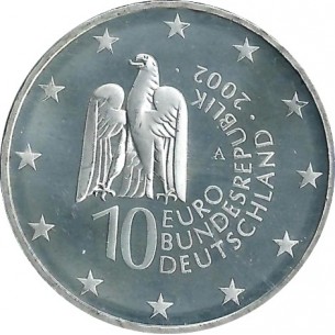 ALLEMAGNE- 10 Euros musée de Berlin 2002