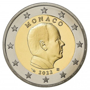 2 Euros MONACO 2022, Prince Albert 1er