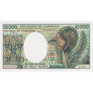 10000 Francs CAMEROUN 1990 P.23