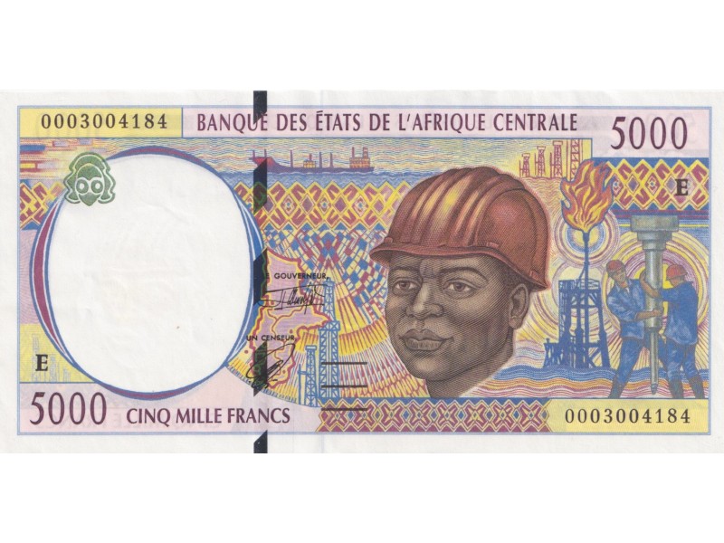 CAMEROUN 5000 Francs 2000 P-204Ef