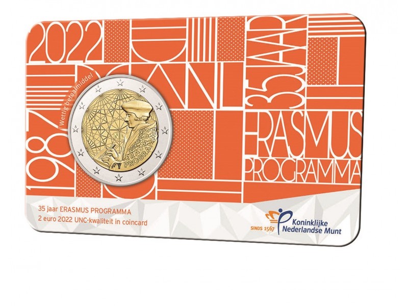 2 Euros PAYS-BAS 2022 - ERASMUS