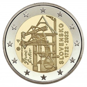 2 Euros SLOVAQUIE 2022 - Machine à Vapeur