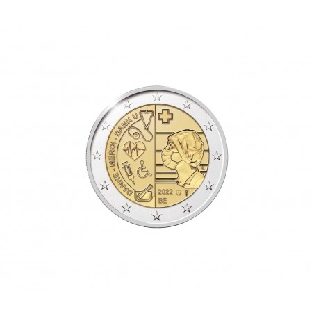 2 Euros Belgique 2022 - Personnel Hospitalier