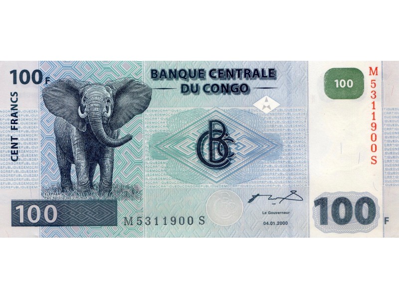 200 Francs Congo 2013 P-95a