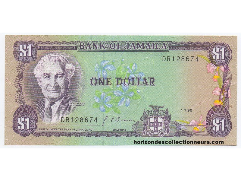 1 Dollar JAMAÏQUE 1990 P.68Ad NEUF