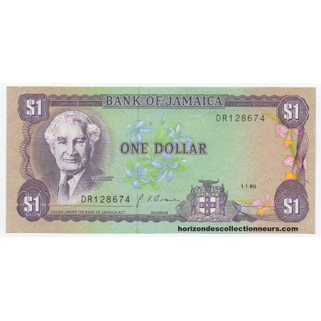 1 Dollar JAMAÏQUE 1990 P.68Ad NEUF