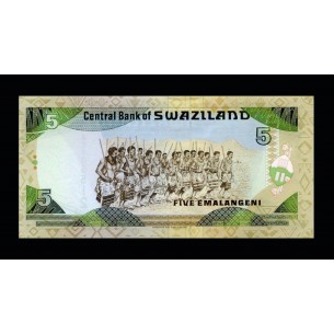 5  Emalangeni SWAZILAND 1990 P.19a