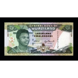 5  Emalangeni SWAZILAND 1990 P.19a 2