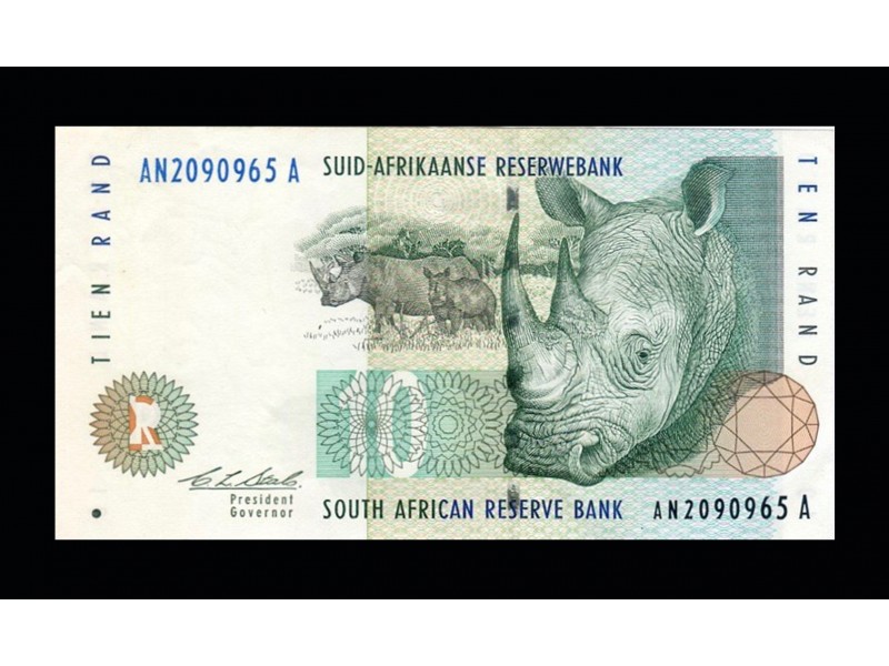 10 Rand  Afrique Du Sud (1993) P-142a