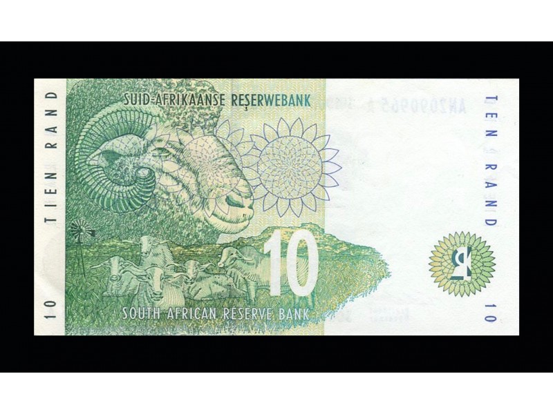 10 Rand  Afrique Du Sud (1993) P-142a