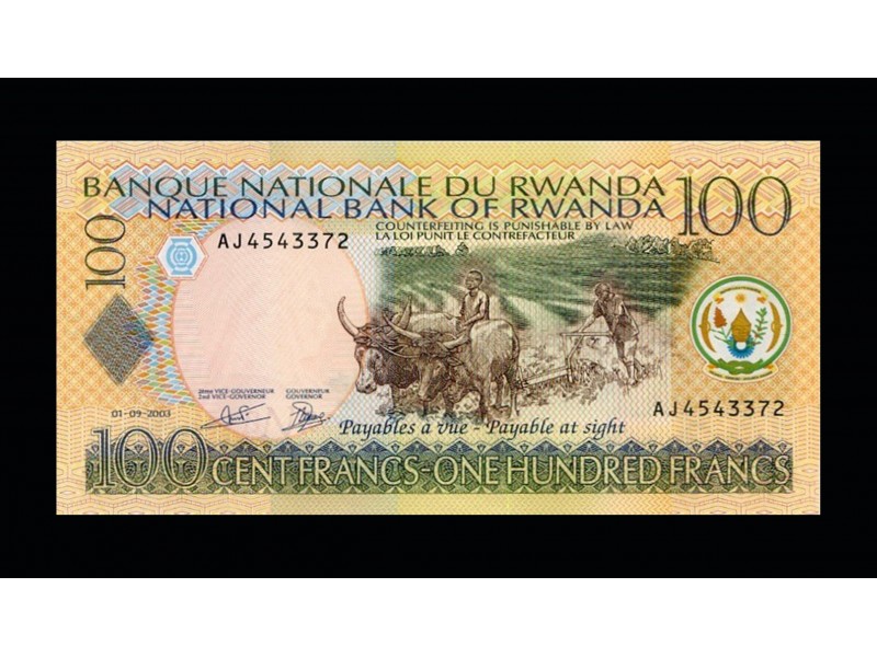 100 Francs RWANDA 2003 P.29a AJ4543372