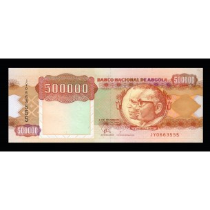 500000 KWANZAS ANGOLA 1991 P.134
