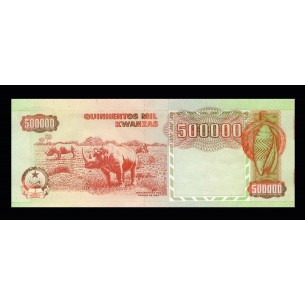 500000 KWANZAS ANGOLA 1991 P.134 2