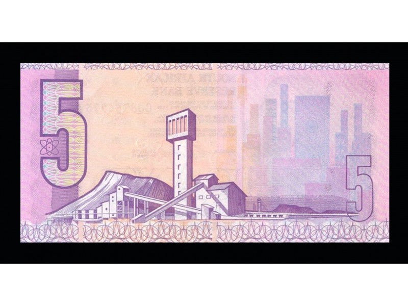 5 Rand AFRIQUE DU SUD 1990 P.119d