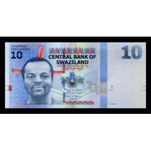 10 Emalangeni SWAZILAND 2010 P.36a