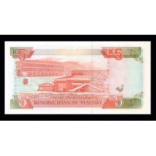 5 KWACHA MALAWI 1994 P.24b 2
