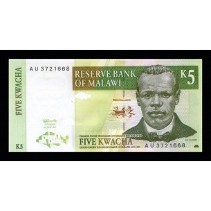 5 Kwacha MALAWI 1997 P.36