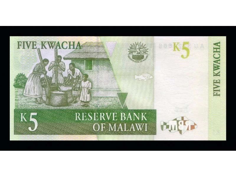 5 Kwacha MALAWI 1997 P.36