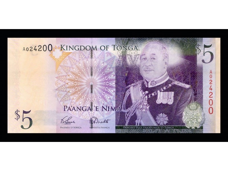 5 Pa anga TONGA 2008 P.39
