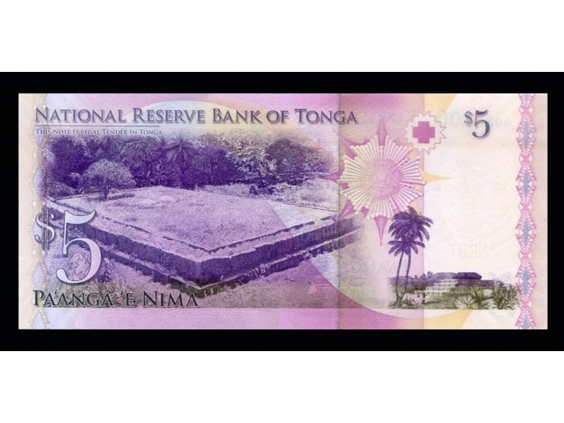 5 Pa anga TONGA 2008 P.39