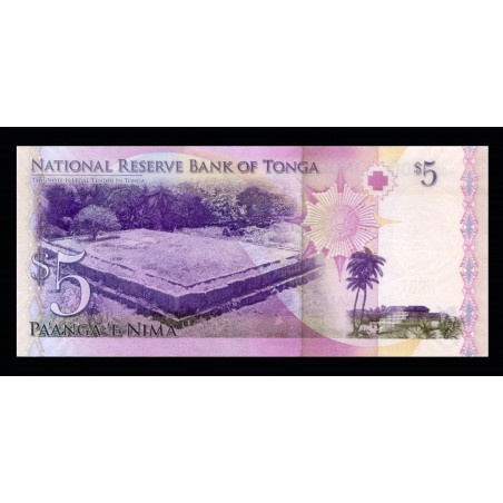 5 Pa anga TONGA 2008 P.39