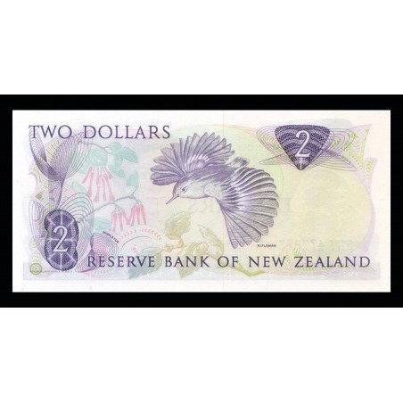 2 Dollars NOUVELLE-ZÉLANDE 1981 P.170a