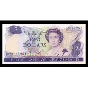 2 Dollars NOUVELLE-ZÉLANDE 1981 P.170a