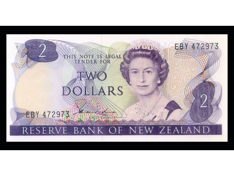 2 Dollars NOUVELLE-ZÉLANDE 1981 P.170a