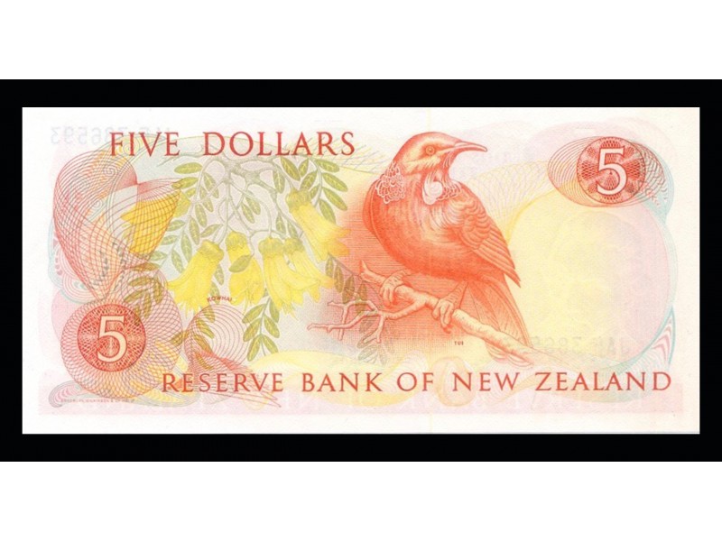 5 DOLLARS NOUVELLE-ZÉLANDE 1981 P.171a