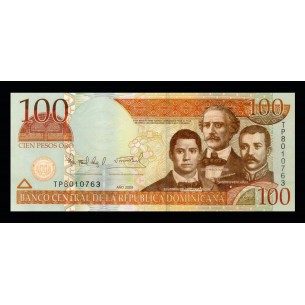 100 Pesos Oro RÉPUBLIQUE DOMINICAINE 2006 P.177a 2