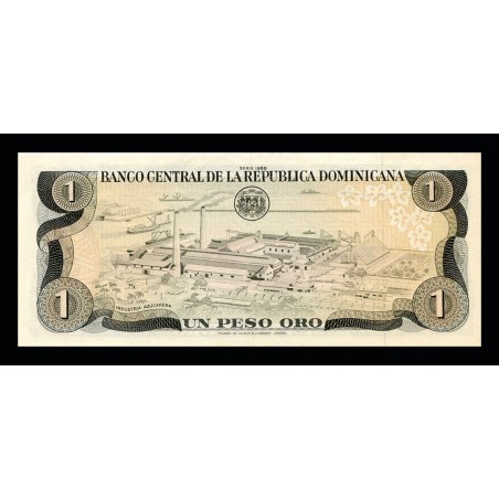 1 Peso Oro RÉPUBLIQUE DOMINICAINE 1988 P.126c