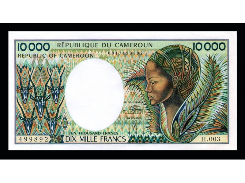 10000 Francs CAMEROUN 1990 P.23