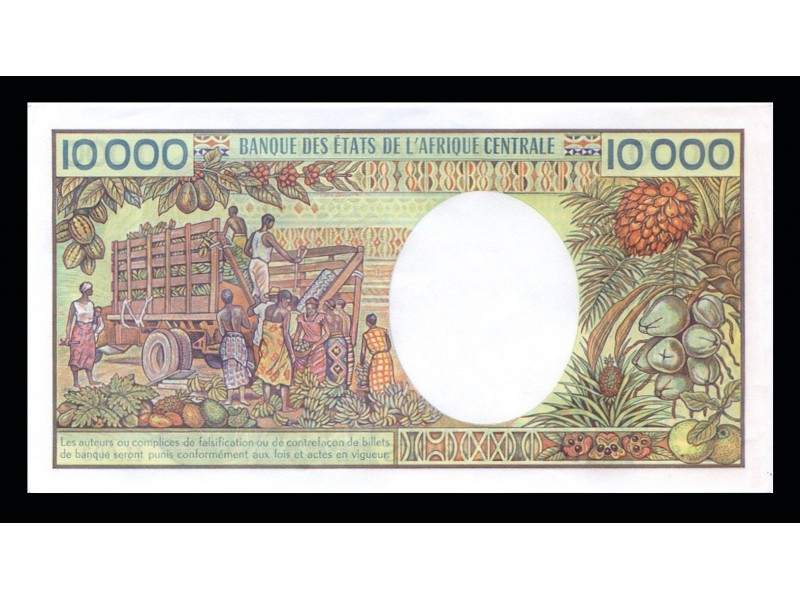 10000 Francs CAMEROUN 1990 P.23
