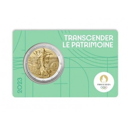 2 Euros FRANCE 2023  Jeux Olympique de Paris 2024 "La Semeuse"