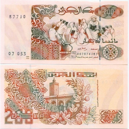200 Dinars Algérie 1992 -P.138 N.87710 NEUF