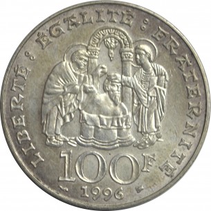 100 Francs Clovis 1996 2