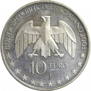 10 Euros ALLEMAGNE 2003 Bicentenaire du chimiste JULIUS... 2